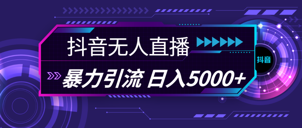 抖音无人直播：暴利引流技巧_日赚5000+-妙笔生财 | 妙笔阿牛